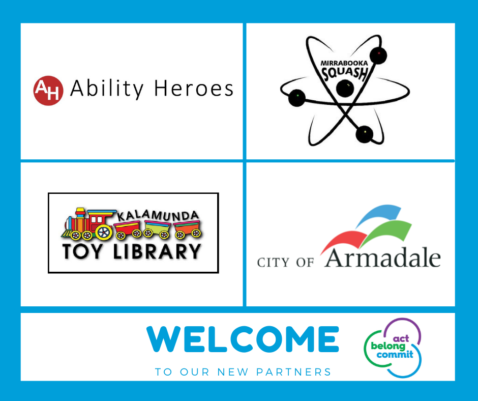 Collage of New Act Belong Commit partner logos from 16 December 2021